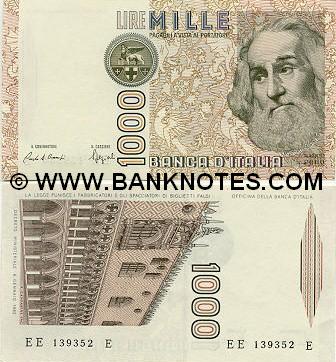 Italian Currency Gallery