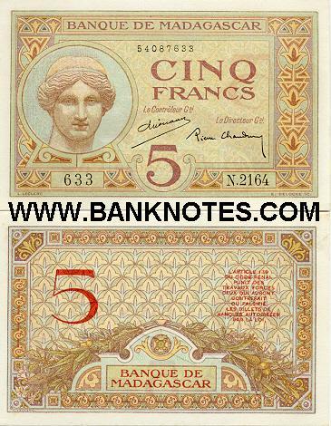 Malagasy Currency Gallery