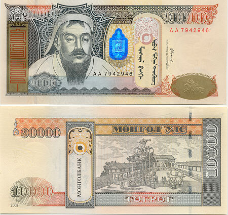 Mongolian Currency Gallery