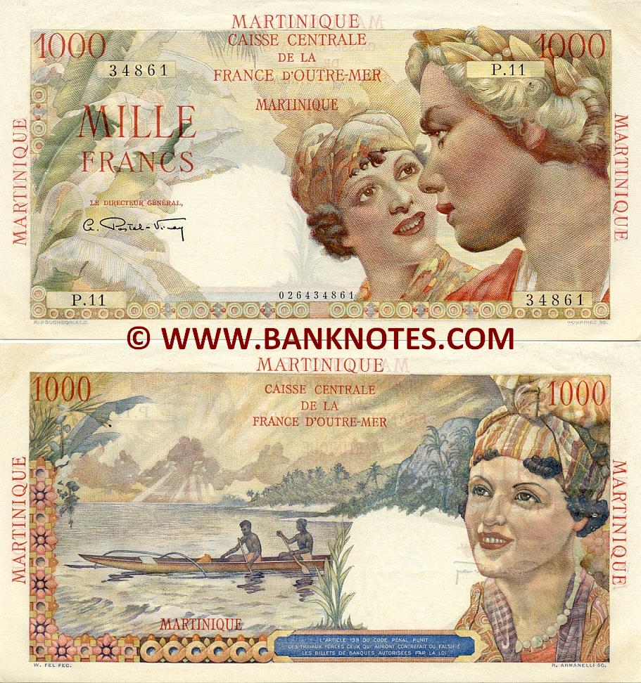 Martinican Currency Gallery