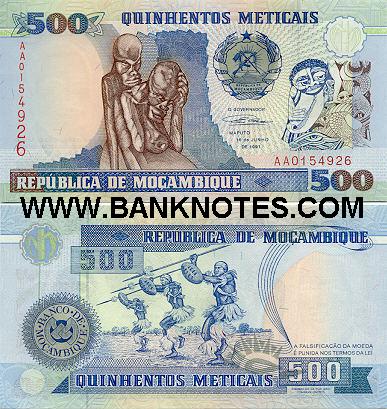 Mozambican Currency Gallery