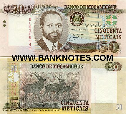 Mozambican Currency Gallery