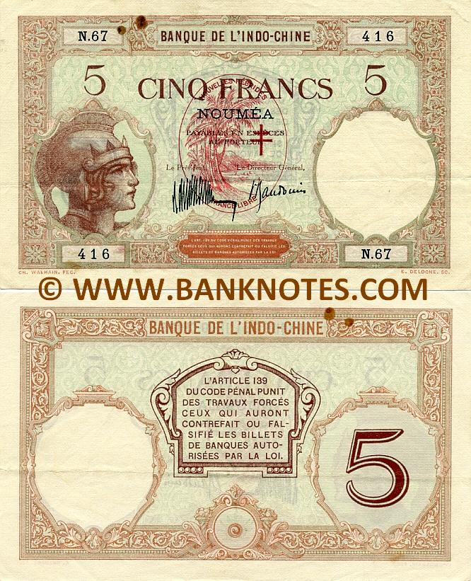 New Hebrides Banknote Gallery