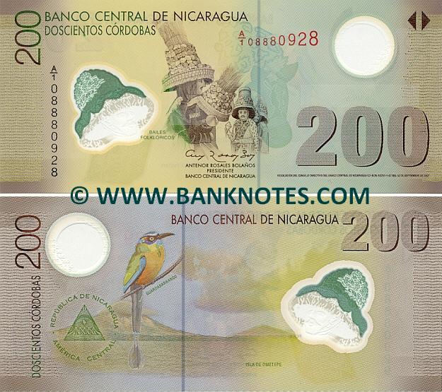Nicaraguan Currency Gallery