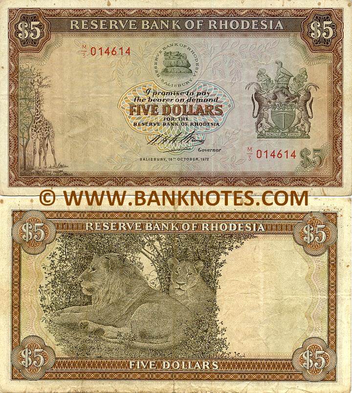 Rhodesian Currency Gallery