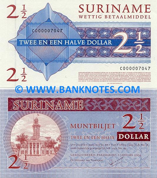 Surinamese Currency Gallery
