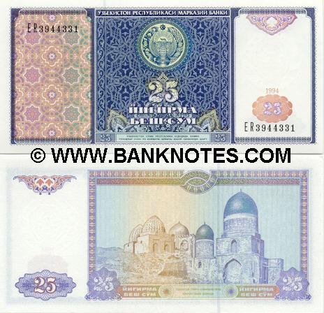 Uzbekistani Currency Gallery