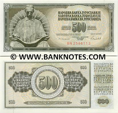Yugoslav Currency Gallery