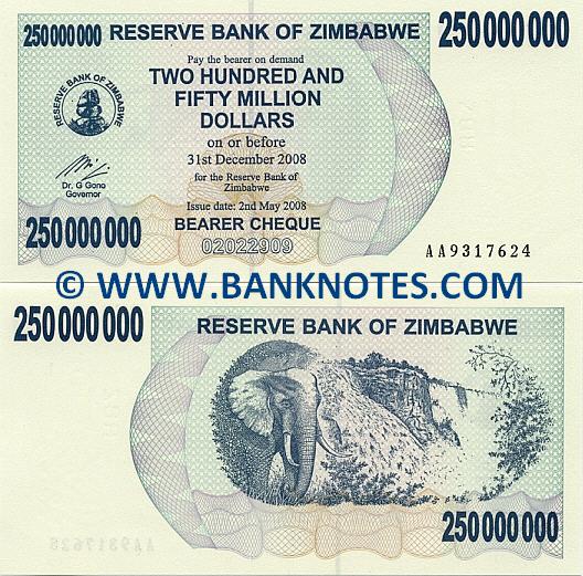 Zimbabwean Currency Gallery