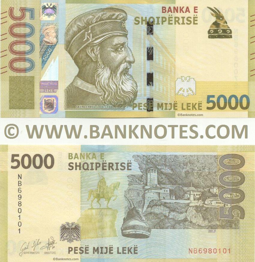 Albanian Currency Banknote Gallery