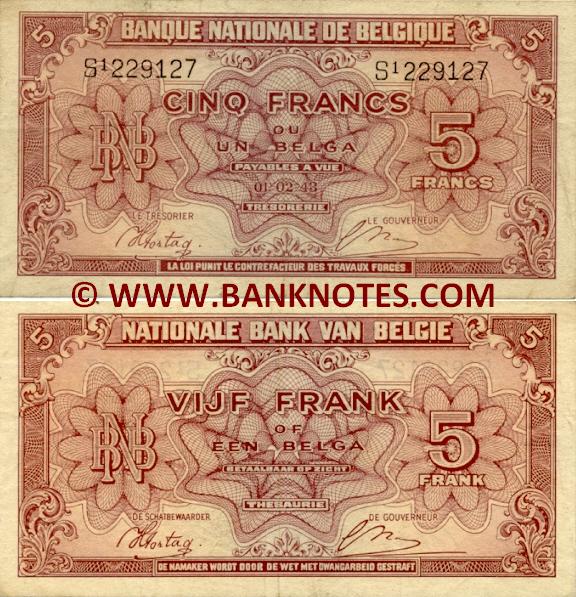 Belgian Currency & Bank Note Gallery