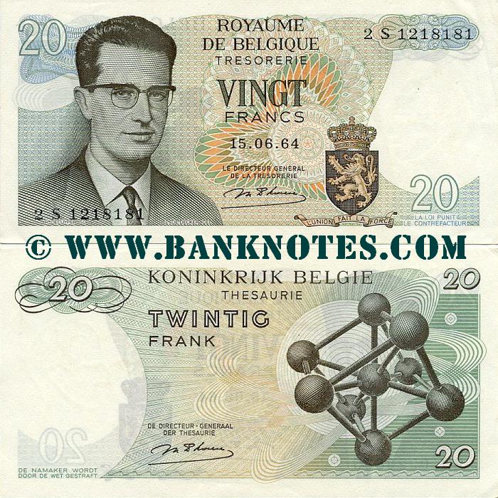 Belgian Currency & Banknote Gallery