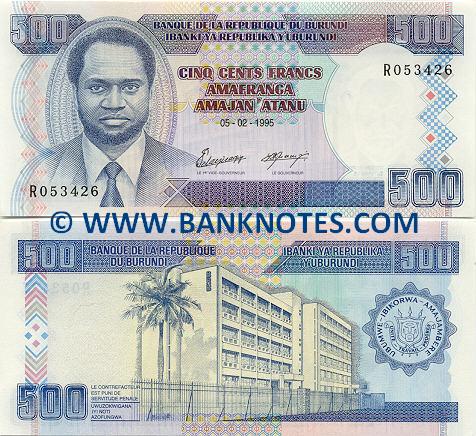 Burundi Banknote Gallery