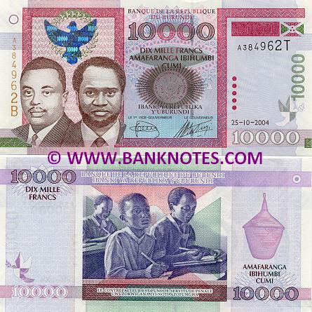 Burundi Paper Currency Gallery