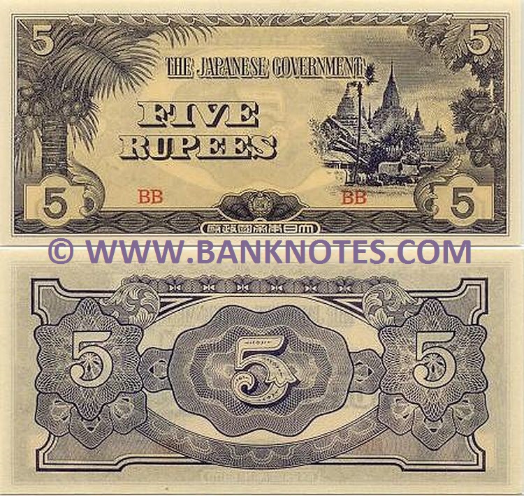 Burmese Currency Banknote Gallery