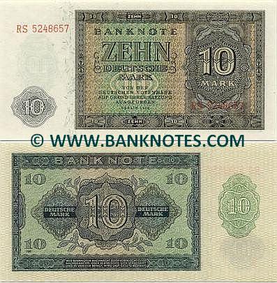 East German Currency Gallery (DDR - GDR)
