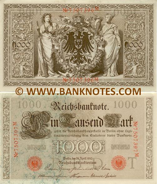 German Currency Banknote Gallery