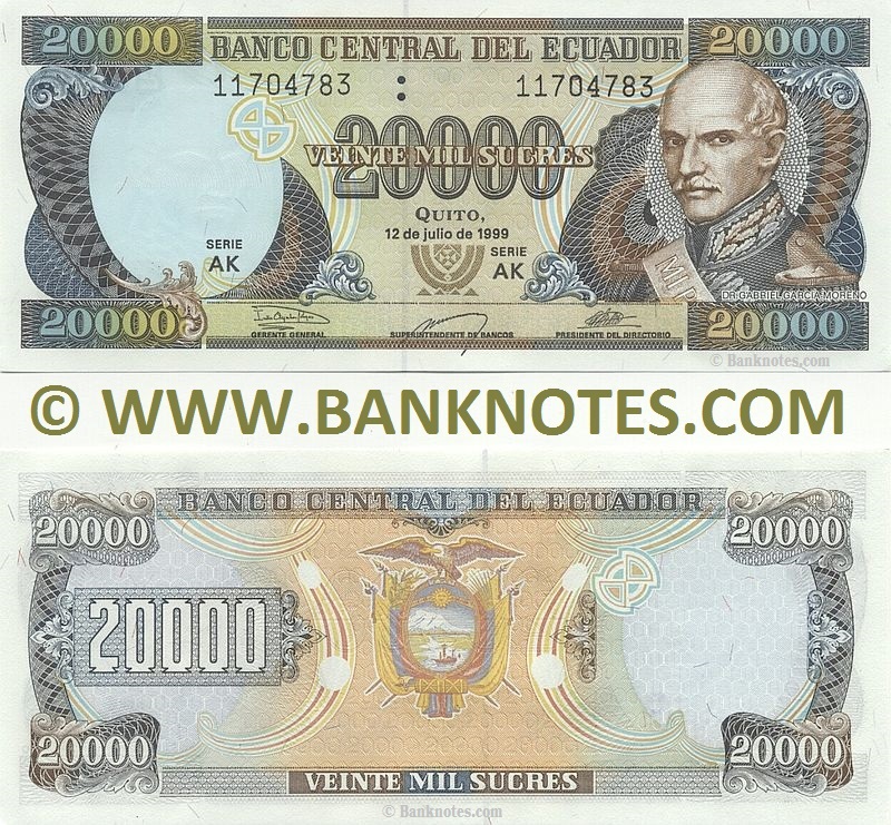 Ecuador Currency Banknote Gallery