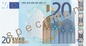 European Union Currency Banknote Gallery