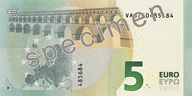 European Union Currency Banknote Gallery