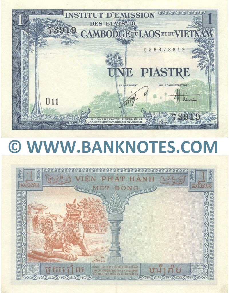 French Indo-China Currency Gallery