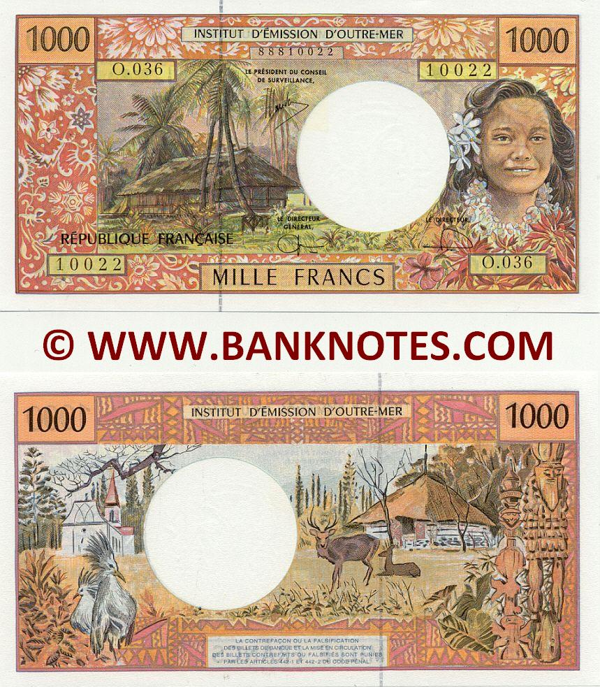 1000 Francs CFP - French Pacific Territories – Numista