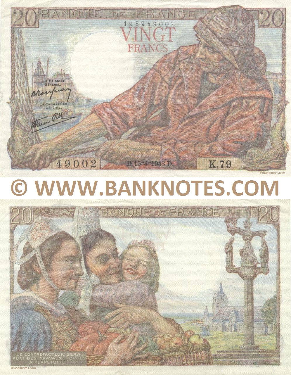 French Currency Banknote Gallery