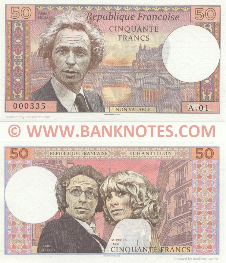 French Currency Banknote Gallery