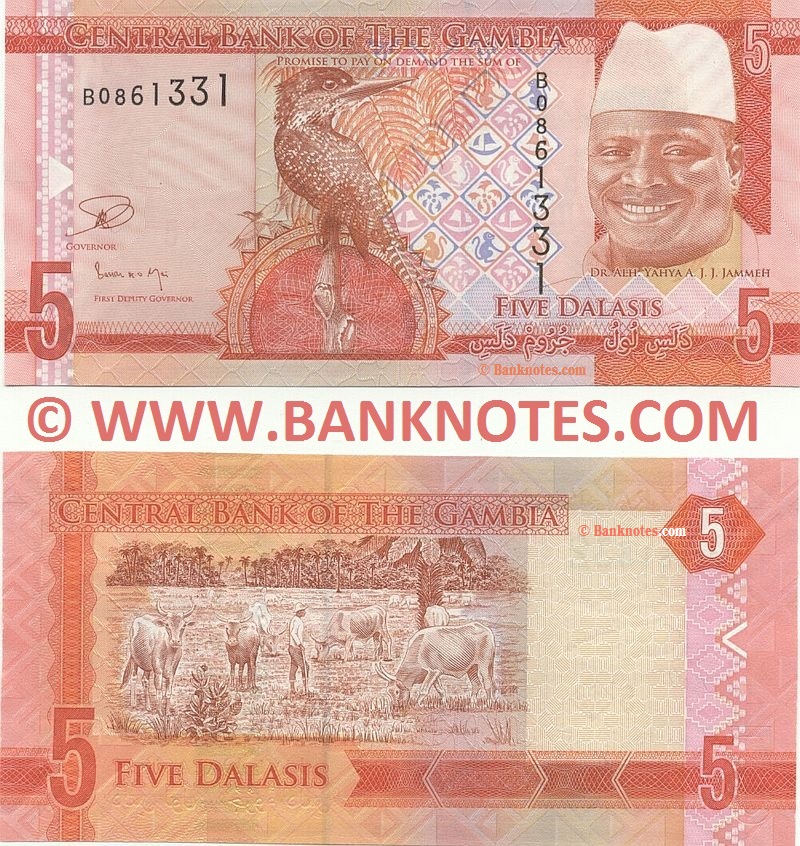 Gambia Currency Banknote Gallery