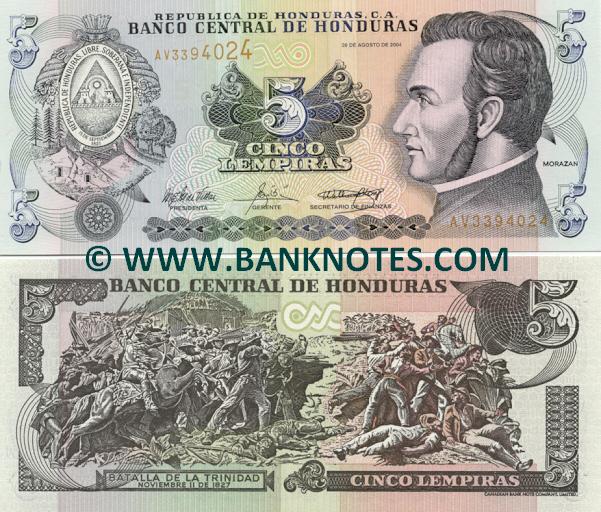 Honduras Currency Gallery