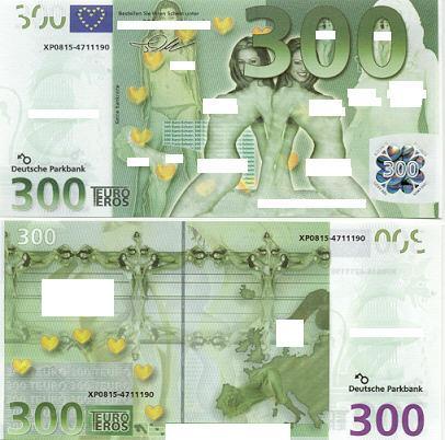 European Union 300 Euro Eros (Not Real Money) (XP0815-4711190) UNC