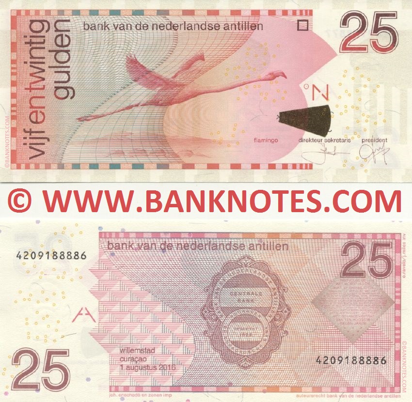 Netherlands Antilles 25 Gulden 1.8.2016 (4209188904) UNC