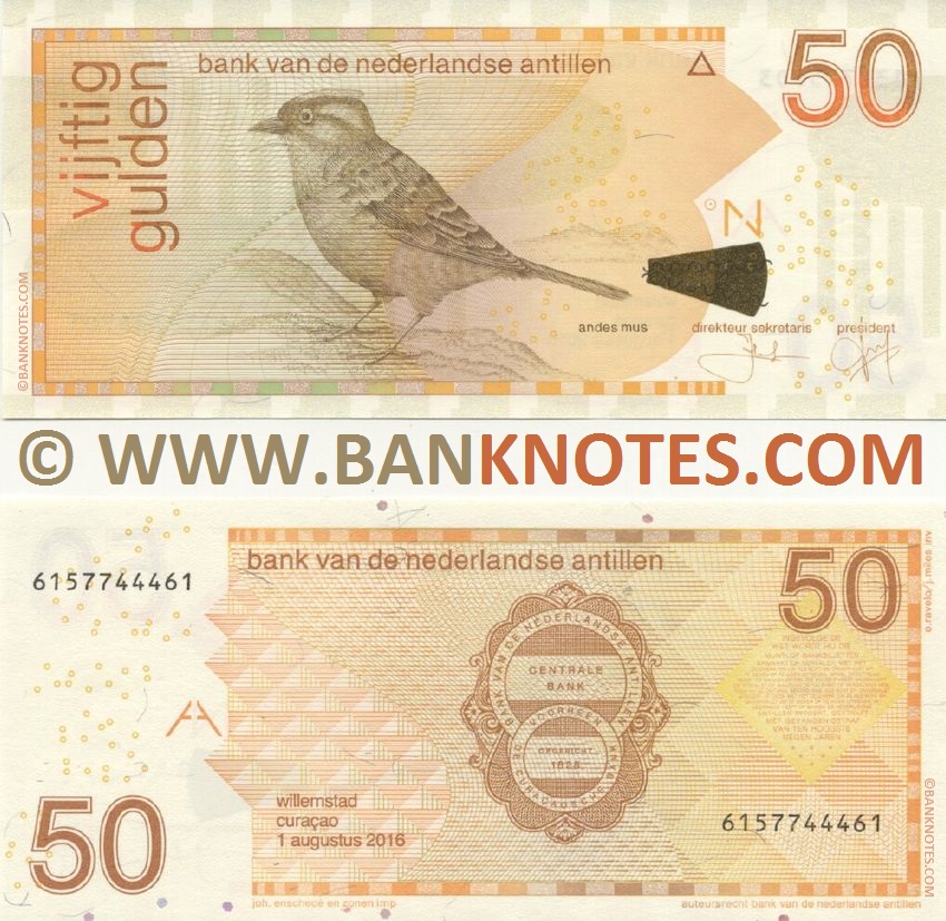 Netherlands Antilles 50 Gulden 1.8.2016 (6157744461) UNC