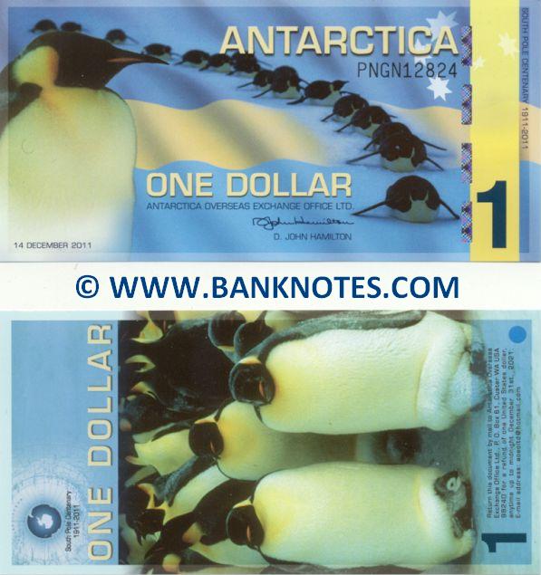 Antarctica 1 Dollar 14.12.2011