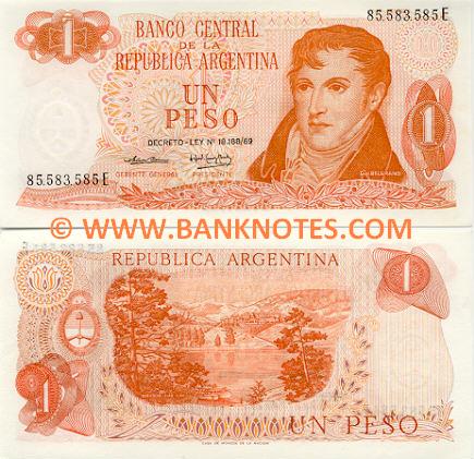 Argentina 1 Peso (1974) (76.612.4xxE) AU