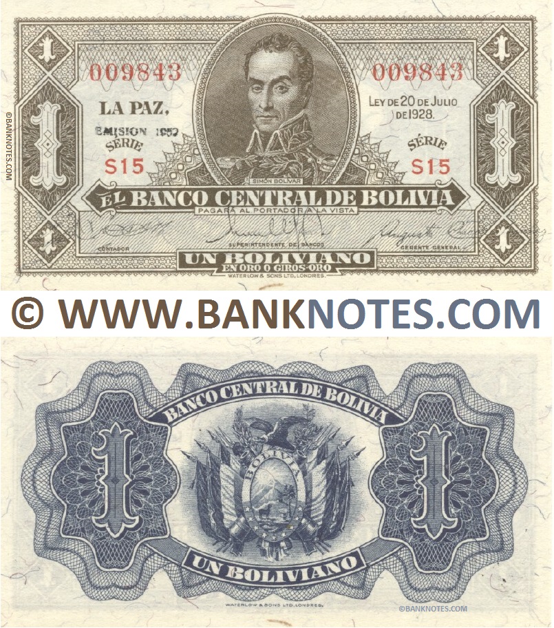 Bolivia 1 Boliviano L.1928