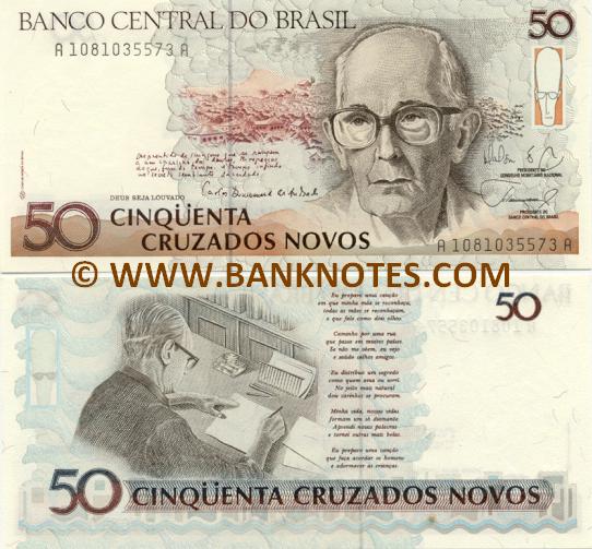 Brazil 50 Cruzados Novos (1989) (A10810355xxA) UNC