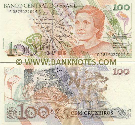 Banco Central Do Brazil 1000 Cruzerio - UNC