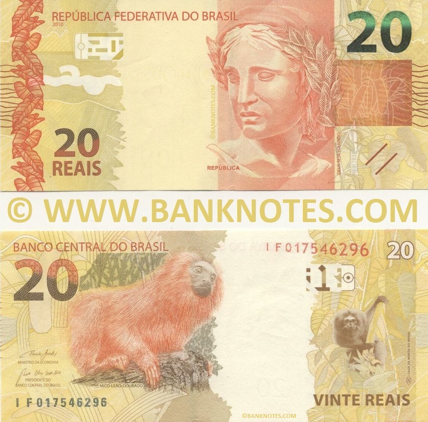 Brazil 20 Reais 2010(2019) (IF017546296) UNC