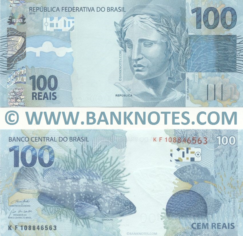 Brazil 100 Reais 2010(2019) (KF108846564) UNC