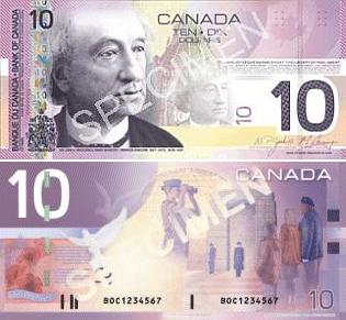 Canada 10 Dollars 2005