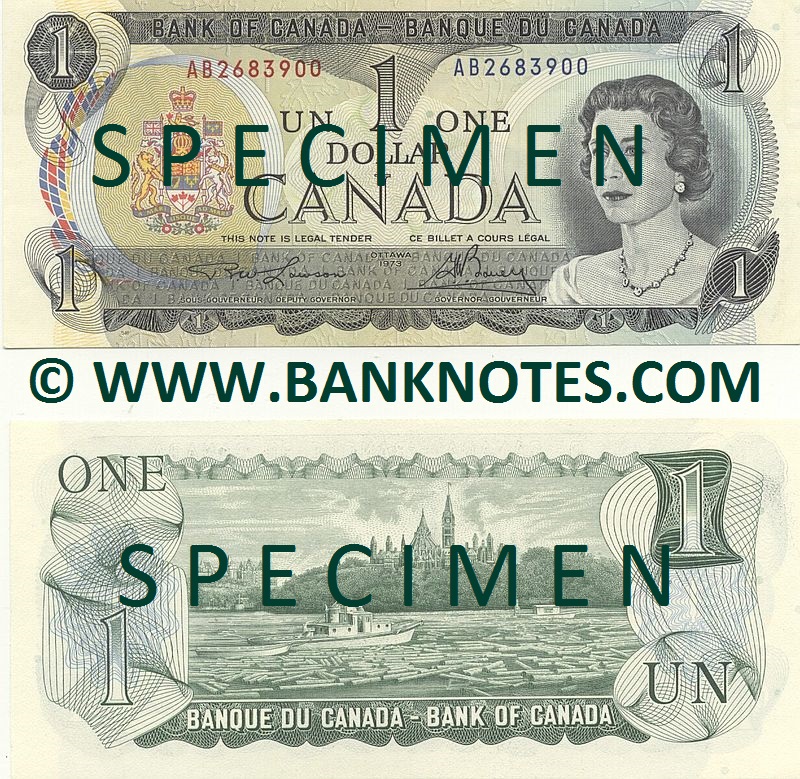 Canada 1 Dollar 1973 (AW0232241) UNC