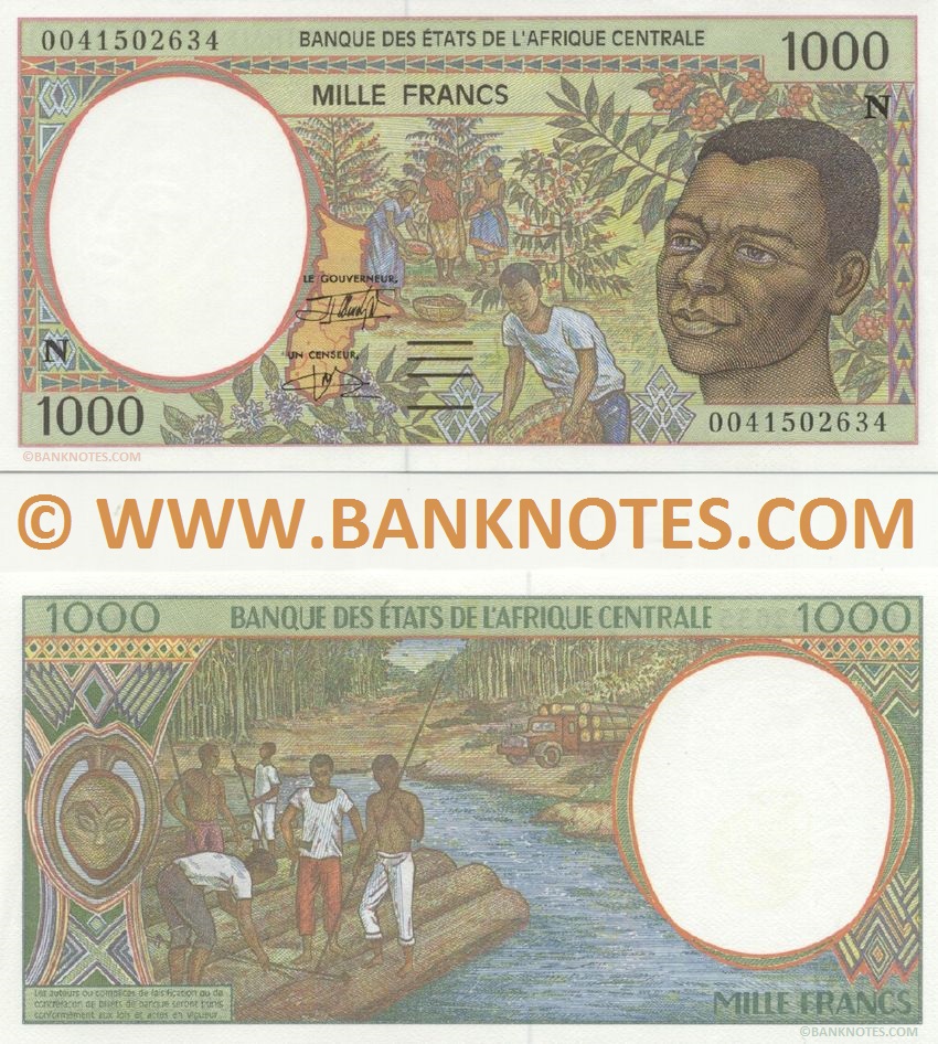 Equatorial Guinea 1000 Francs 2000 (C-00415026xx) UNC