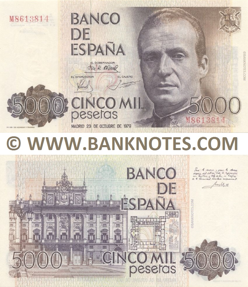 Spain 5000 Pesetas 23.10.1979 (M-8613806) UNC-