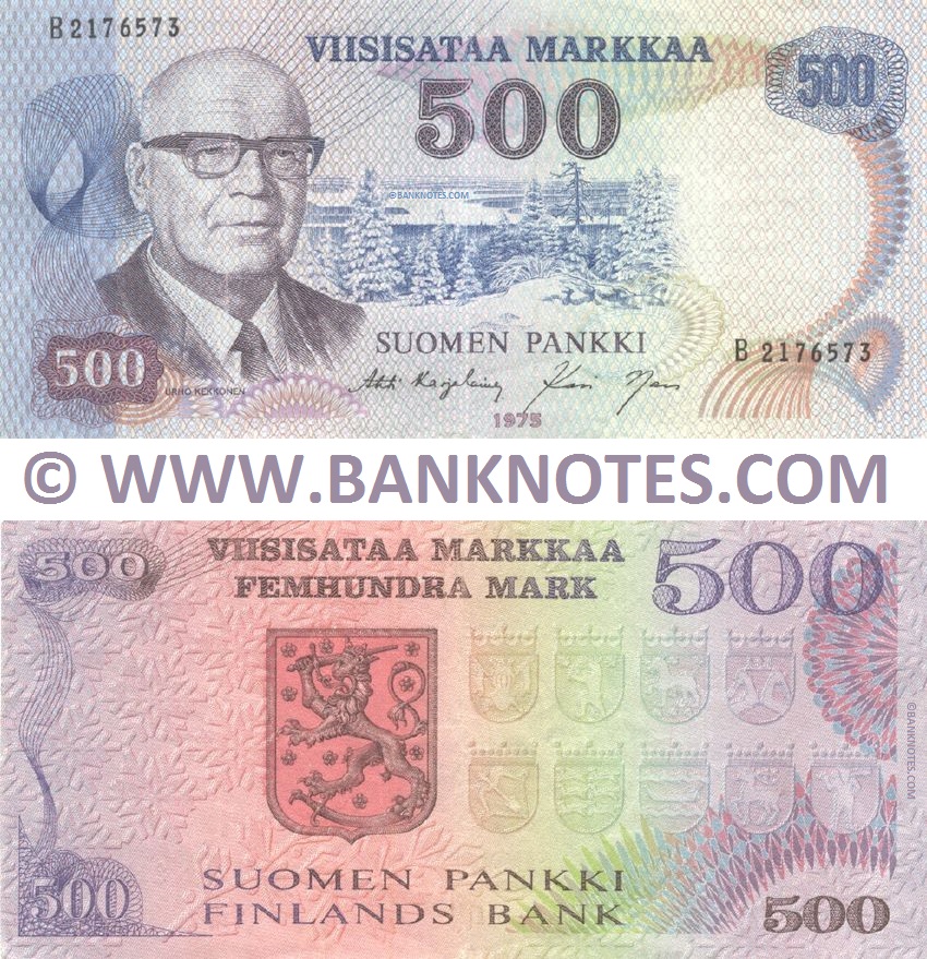 Finland 500 Markka 1975 (B-2176573) UNC