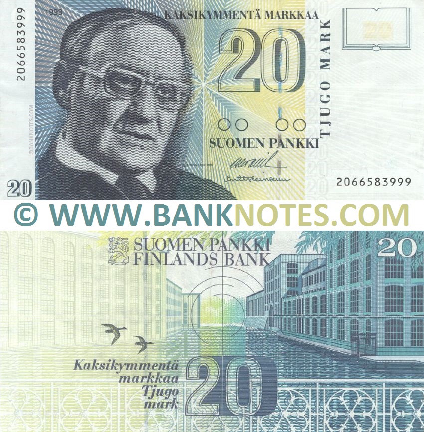 Finland 20 Markkaa 1993