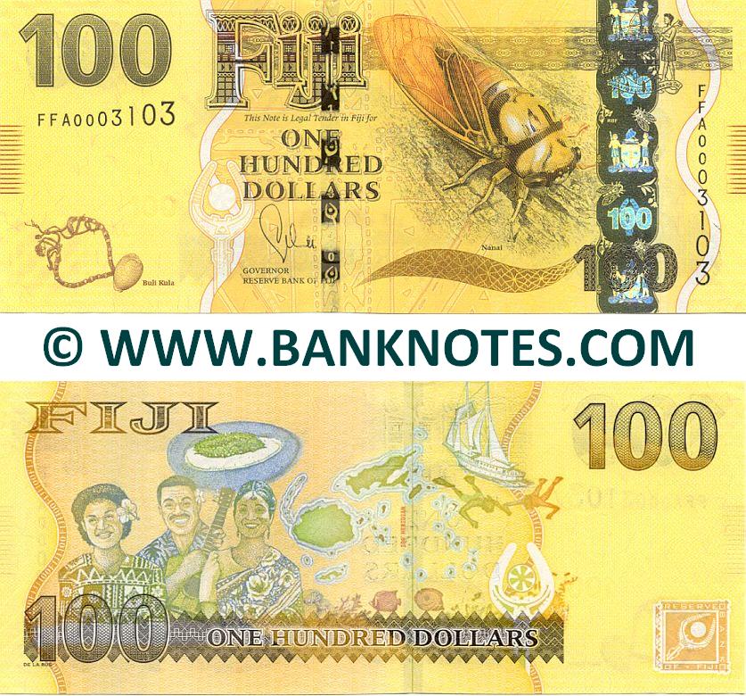 Fiji 100 Dollars (2012) (FFA0003103) UNC