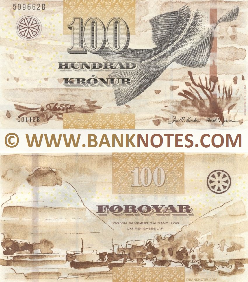 Faroe Islands 100 Krónur 2011