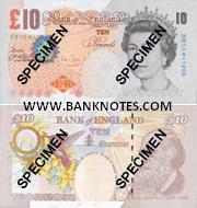 Great Britain 10 Pounds 2000 (2004-11) (HC39/7175xx) UNC