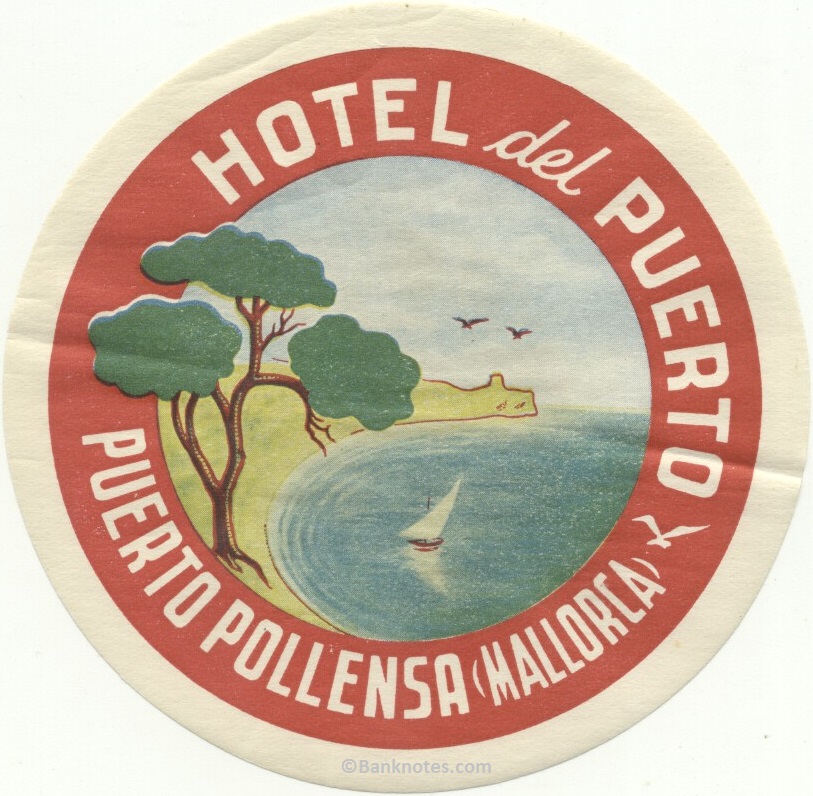 Spain: Puerto Pollensa, Mallorca: Hotel del Puerto (unhinged, with glue)